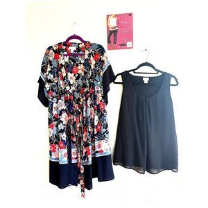 Maternity Bundle Motherhood Kimono Tank Top BeBand Belly Band Medium